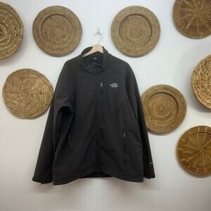 $160 The North Face Chocolate Brown Zip Up Apex Bionic Jacket Mens XXL Pockets